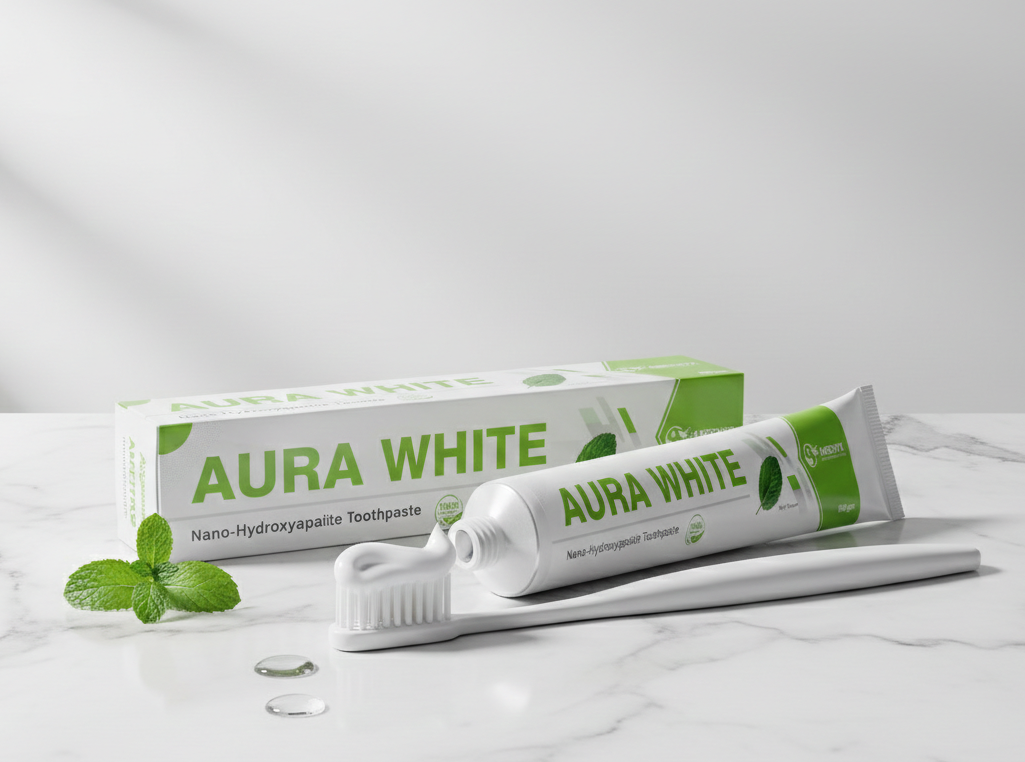 Aura White – Nano-Hydroxyapatite Toothpaste thumbnail